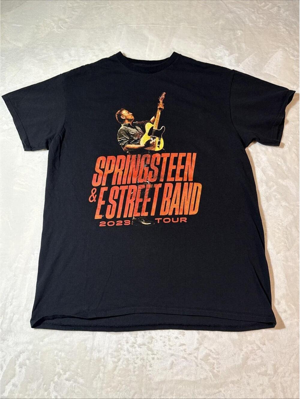 Bruce Springsteen T Shirt E Street Band 2023 Tour Black Medium Double Sided ￼